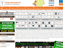Tablet Screenshot of lampmetsensor.nl